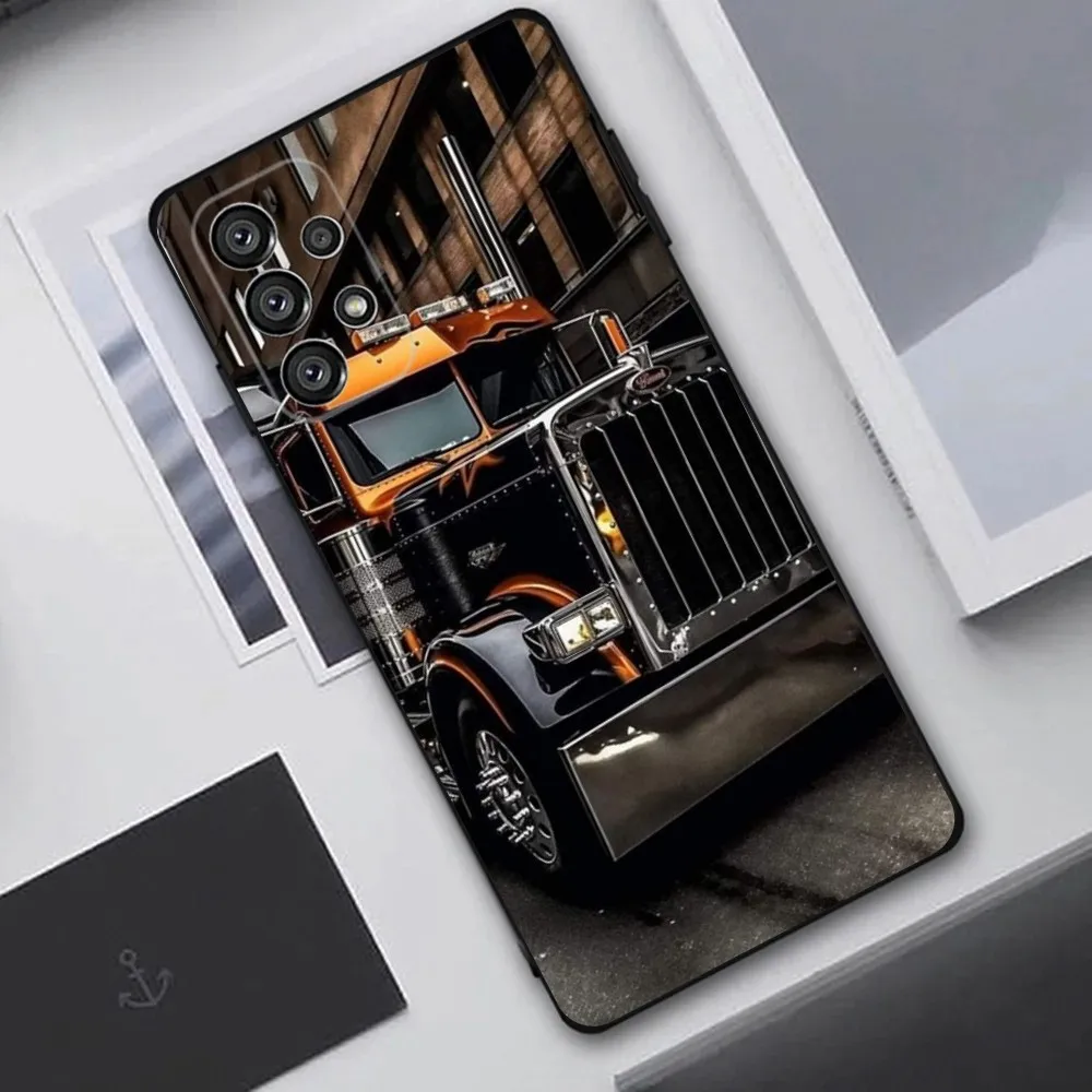 Cool Heavy Truck Car Phone Case para Samsung Galaxy A20,A21s,A22,A31,A32,A52,A53,A72,73,A80,A91 cubierta negra suave - imagen 2