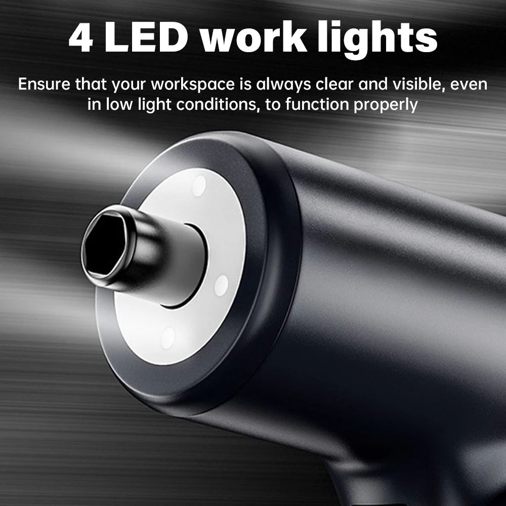 Destornillador eléctrico de 3,6 V, destornillador eléctrico inalámbrico Manual, Mini destornillador eléctrico multifunción de gran torsión - imagen 3