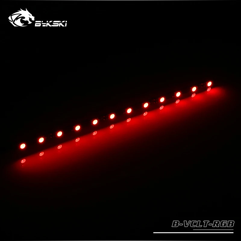 Tira LED RGB de repuesto de 20cm solo para CPU Bykski/bloque de agua GPU modificar/12V RGB 4PIN o 5V RBW cabezal de 3 pines a AURA SYNC/B-VCLT-RBW - imagen 5
