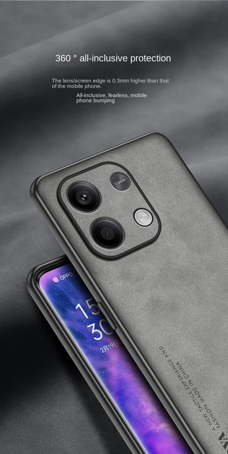 Funda de piel sintética suave para Xiaomi RedMi Note 13 Pro 5G, carcasa trasera con protección magnética para Xiaomi Redmi Note 13 Pro Plus - imagen 5