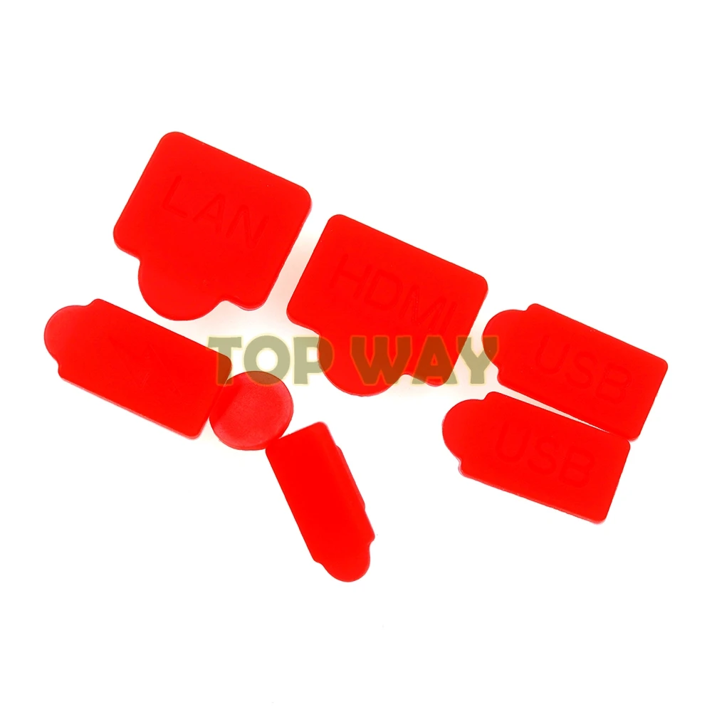 50 juegos de accesorios para consola PS5, juego de tapones antipolvo de silicona, interfaz Compatible con USB y HDMI, cubierta antipolvo, enchufe a prueba de polvo - imagen 4