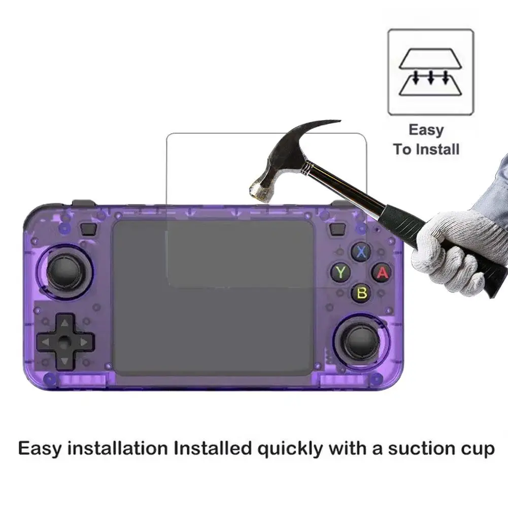 Film de protection en verre trempé HD pour accessoires de Console de jeu BOYHOM R36H, protecteur d'écran étanche et résistant aux rayures - imagen 2