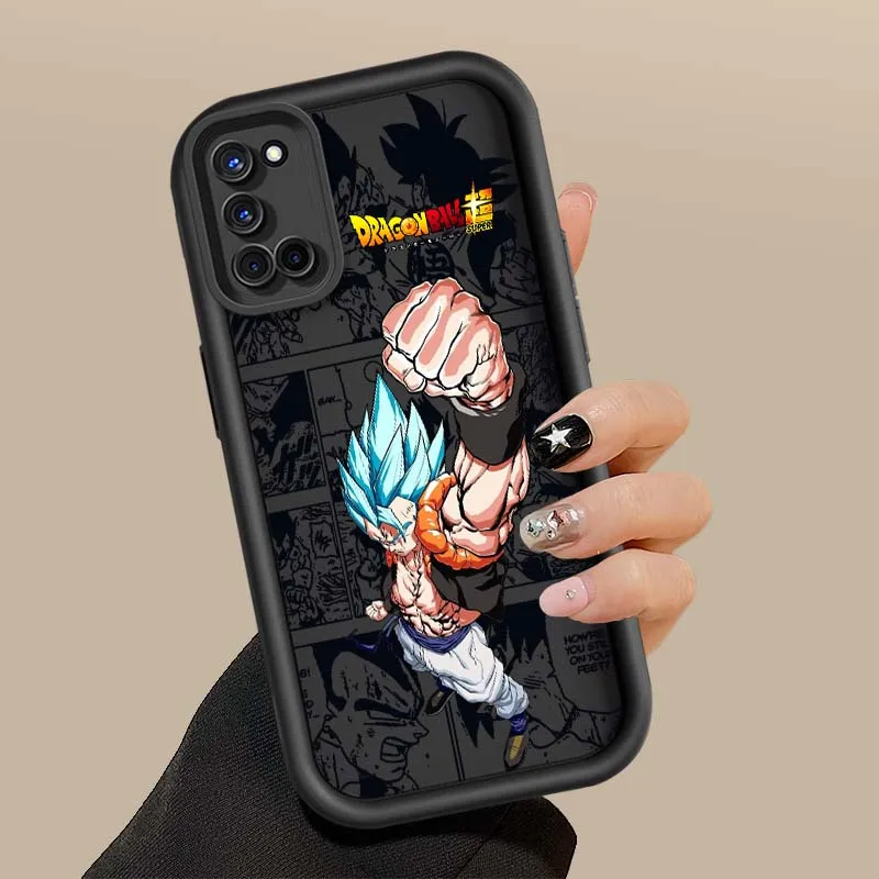 D-Dragon Ball Son Goku Saiyan para OPPO A96 A95 A92 A77 A74 A73 A72 A58 A57 A55 A54 A53 A52 funda de teléfono con escalera ocular - imagen 3