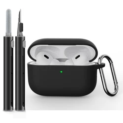 Funda Silicona AirPods Pro 3 con Kit de Limpieza Antigolpes