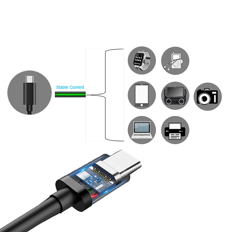 Cable de carga rápida tipo C a tipo C 20W PD para Apple Iphone15 Huawei Xiaomi Samsung tipo C accesorios de Cable de tejido línea de datos - imagen 5