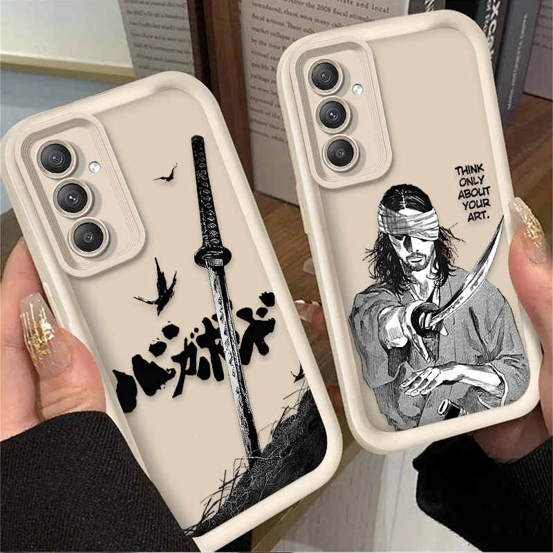 Funda japonesa Vagabond Samurai para Samsung Galaxy A54 A05 A05S A34 A24 A14 A53 A33 A23 A13 A52 A52S A22 A32 A12 A71 A51 A31 A50 - imagen 3