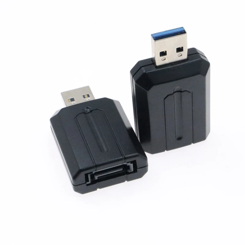 Adaptador USB 3,0 a SATA de material ABS/conectores convertidores USB 3,0 a eSATA con chipset JM539 intercambiables en caliente - imagen 5