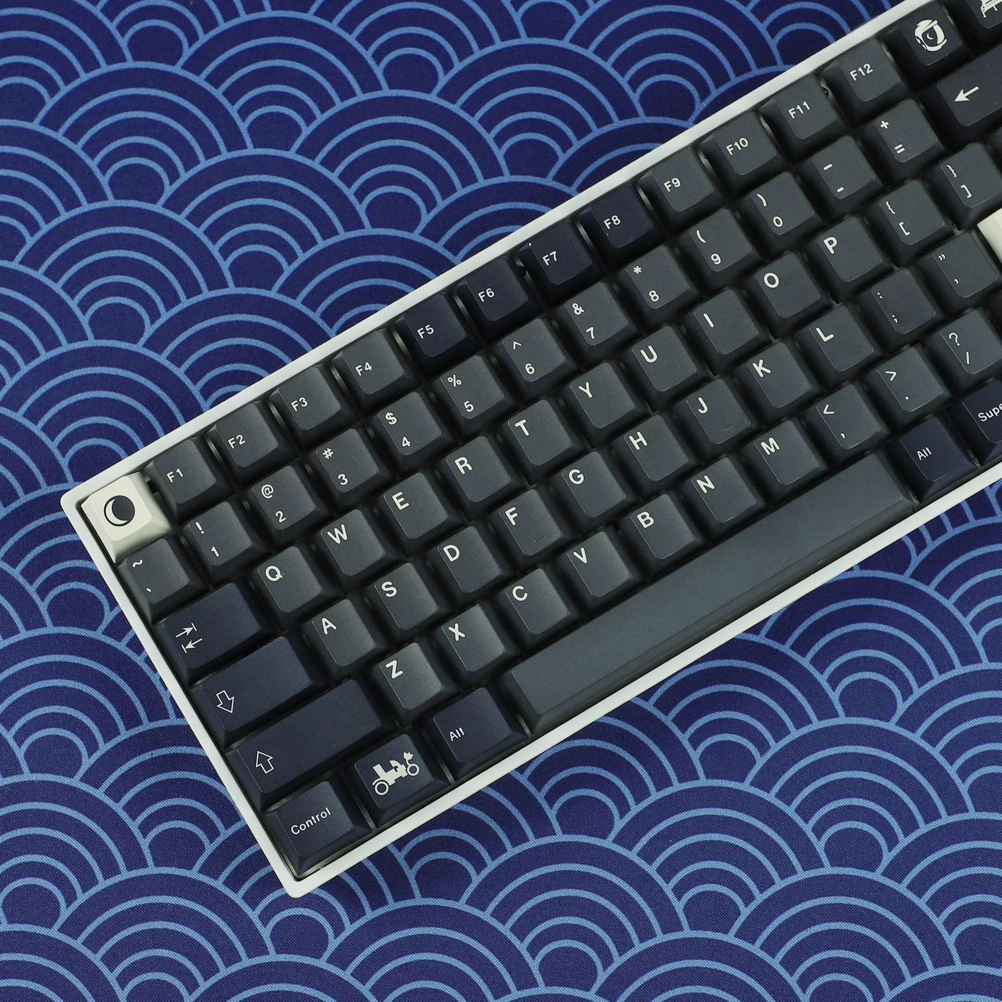 Apollo 135 teclas Cherry Profile cinco teclas de tinte lateral PBT teclas para teclado TKL 61 64 68 75 87 96 104 108 Keychron MX - imagen 2