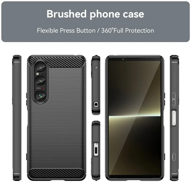 Funda protectora para Sony Xperia 1 VI 5G, carcasa de 6,5 pulgadas a prueba de golpes, silicona suave, TPU, parachoques para Sony Xperia 1 VI - imagen 3
