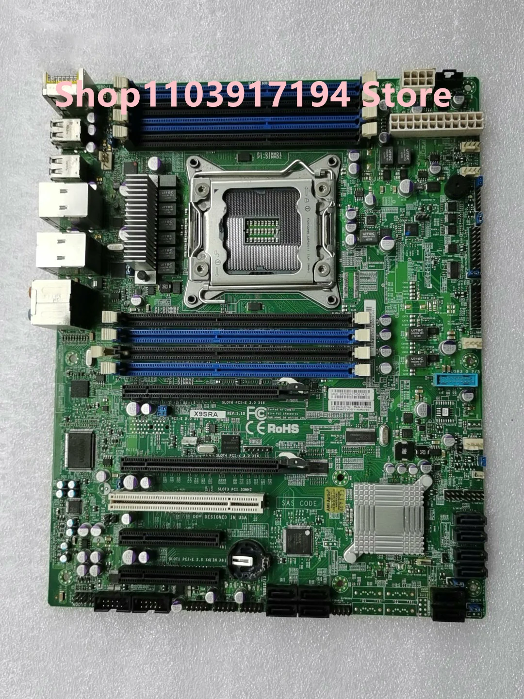 Para SUPERMICRO X9SRA placa base de servidor de 2011 pines x79 placa base de estación de trabajo