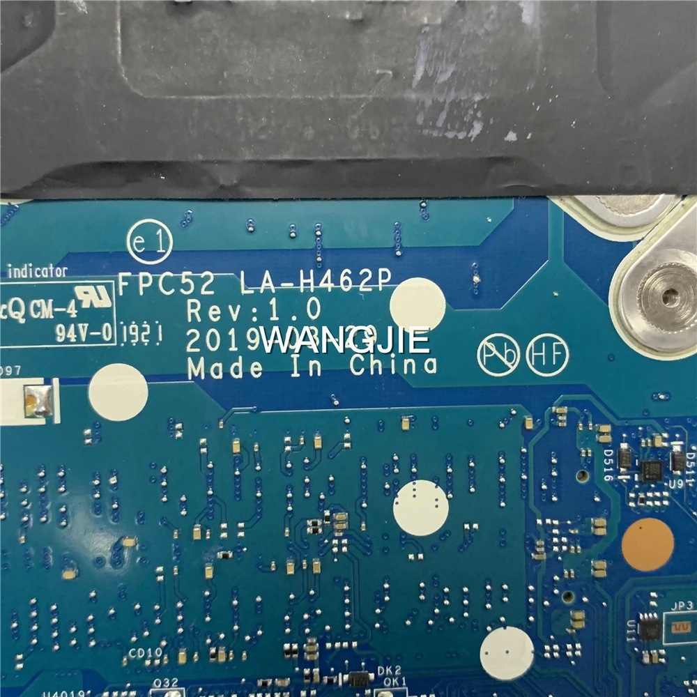 Para HP Pavilion 15-DK TPN-C141 placa base de computadora portátil FPC52 LA-H462P I5-9300H CPU GTX1650 4G GPU placa base 100% probado - imagen 4