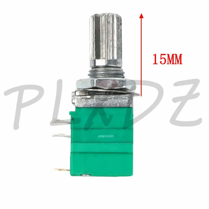 AMPLIFICADOR DE POTENCIA de 15mm, eje de 8 pines, 5 piezas, RV097NS, 50K, 10K, 100K, 20K, 500K, 1K, 5K, potenciómetro B1K, B5K, B50K, B10K, B100K, B20K, B500K - imagen 3