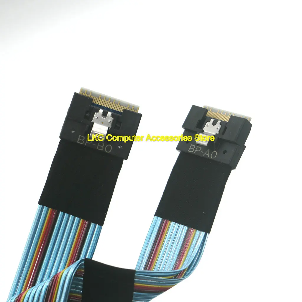 Nuevo para servidor Dell Poweredge R740 R740XD NVME disco duro plano posterior RSR1 cable de conexión de datos 7M5Y6 07M5Y6 CN-07M5Y6 - imagen 4