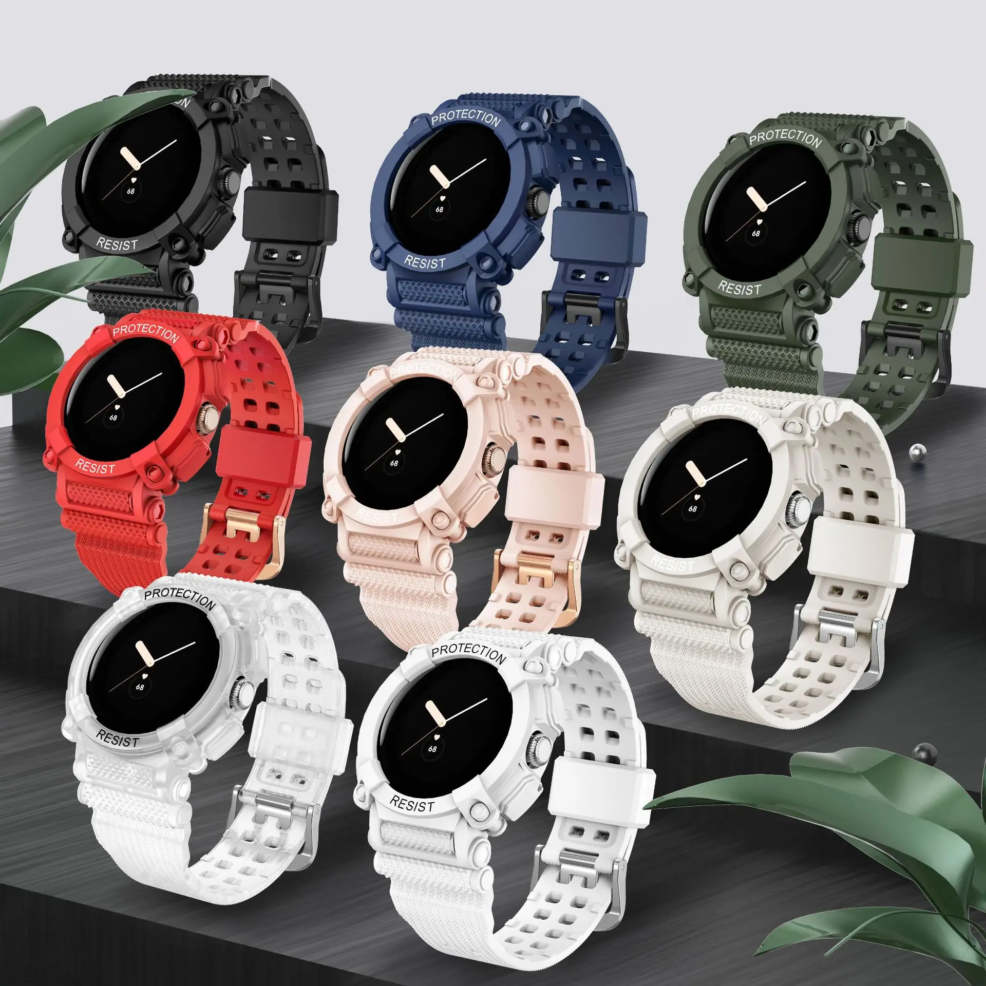 Funda anticaída + Correa para Google Pixel Watch 2, pulsera con Protector de pantalla, Correa para Google Pixel Watch - imagen 2