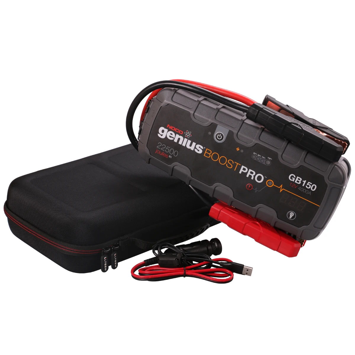 Estuche de arranque de litio para NOCO Genius Boost Pro GB150/GBX155, bolsa de transporte de almacenamiento para accesorios de batería (solo bolsa) - imagen 3