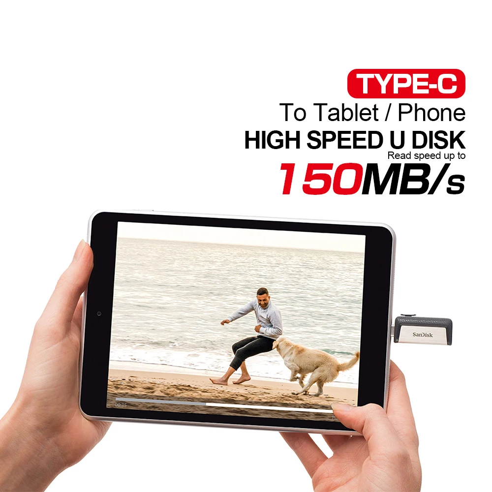 SanDisk Dual USB tipo C y tipo A unidad Flash SDDDC2 Pen Drive 64GB 128GB 256GB Memory Stick para teléfono inteligente tableta portátil PC - imagen 5