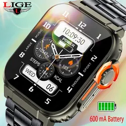 LIGE Reloj inteligente para hombre y mujer - Llamadas, 600 mAh