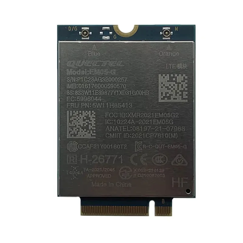 Quectel EM05-G FRU 5W11H85413 LTE Cat4 módulo Global 4G tarjeta WWAN para portátil Thinkpad T14 P14s Gen4 - imagen 3