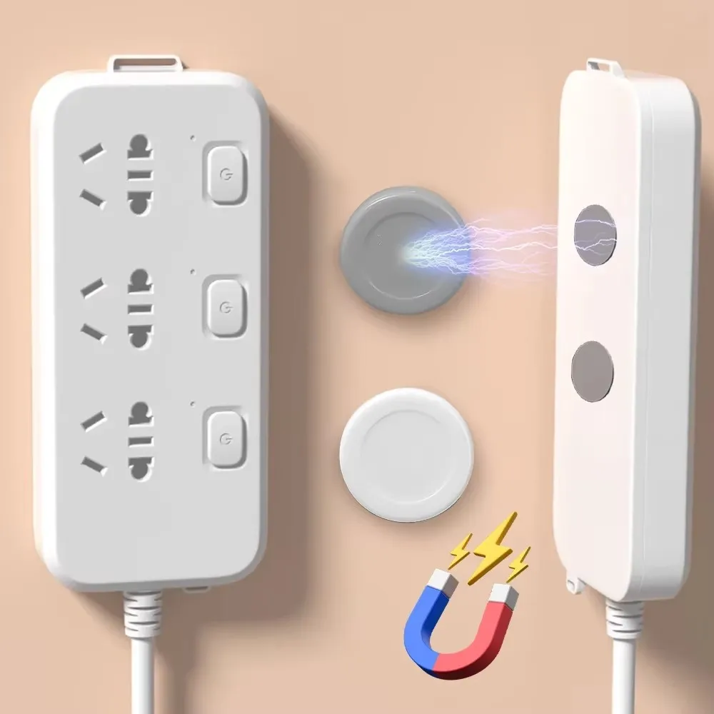 Soporte magnético para Control remoto, soporte de pared para almacenamiento, organizador de llaves autoadhesivo sin agujeros para el puente de la Oficina y el hogar - imagen 4