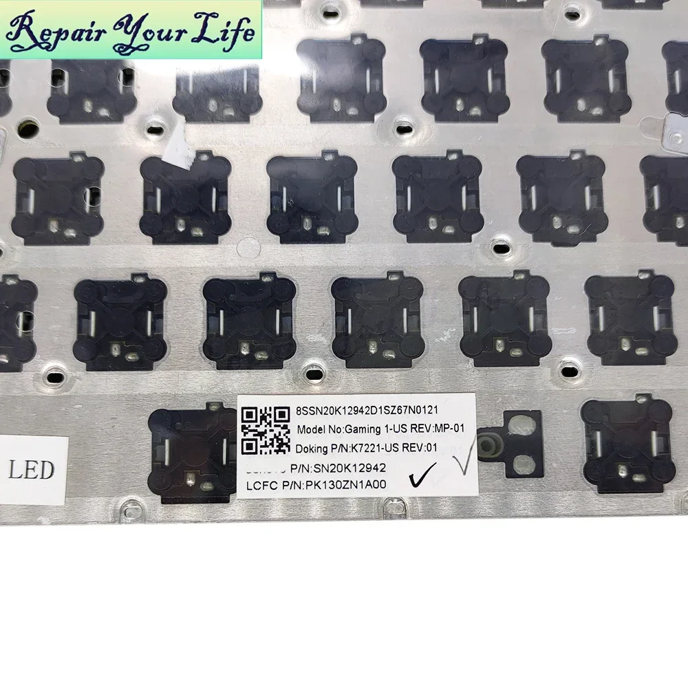 Teclado retroiluminado RGB de EE. UU. para Lenovo Ideapad Y900-17ISK Y910-17ISK Y920-17IK K7221-US, teclados retroiluminados coloridos para juegos de portátiles - imagen 5