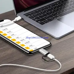 Adaptador USB-C a MicroUSB con cordón