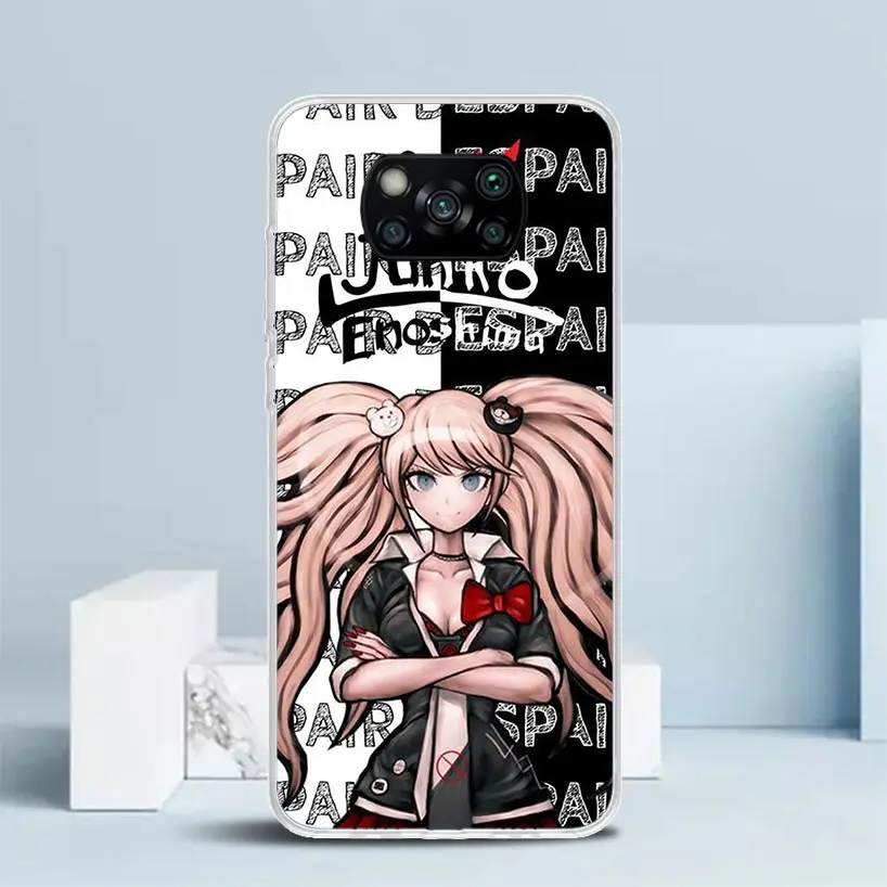 Danganronpa Enoshima Junko funda de teléfono de llamada de silicona para Xiaomi Poco X3 Nfc X5 X6 X7 F7 Ultra F6 F5 Pro M6 M5S X4 F4 GT M4 M3 F3 C - imagen 5