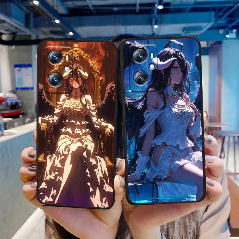 Overlord película Anime Cool para Xiaomi Redmi 9A 9C 9AT 10C 9 9T 10 12C 13C A3 12 K60 A1 K50 K40 5G negro Funda de teléfono suave - imagen 2