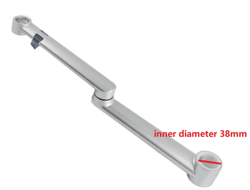 Brazo + placa VESA para OL-3L OL-3T pieza de montaje de monitor DIY pieza de accesorio de escritorio de aluminio plata negro girar 360 movimiento completo - imagen 3