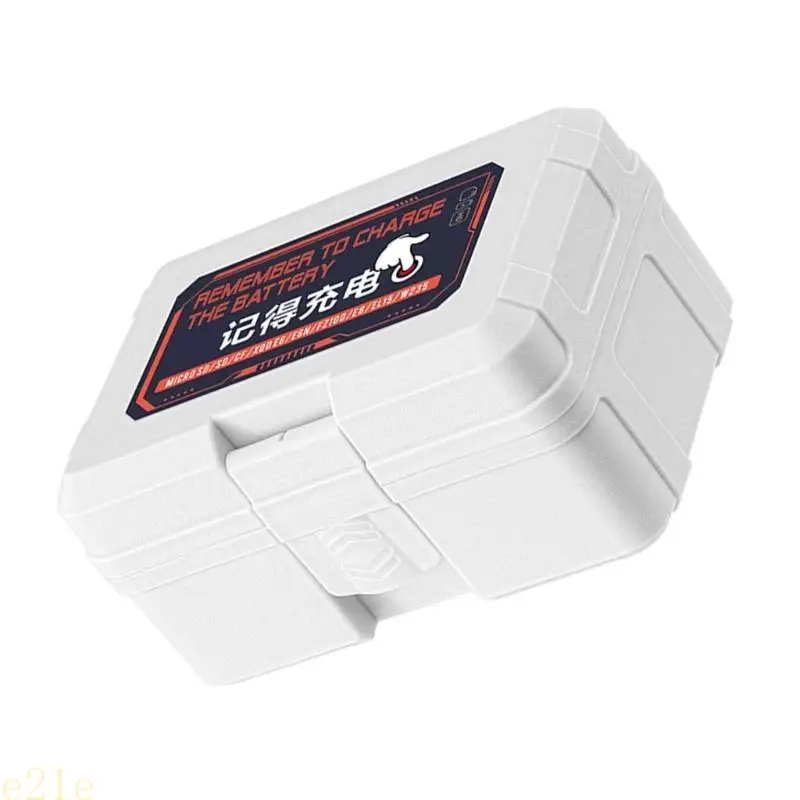 Caja organizadora almacenamiento batería para cámara, resistente agua, a prueba golpes, E21E, protege contra y