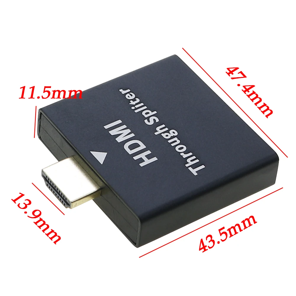 Divisor piezas HDMI 1 en 2, salida de alta definición de 1080P, misma pantalla de sincronización de Audio y vídeo, Plug And Play 1 en 2 - imagen 2