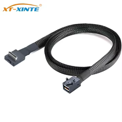 Cable OCuLink SFF-8611 4i a SFF-8643 para servidor 90°