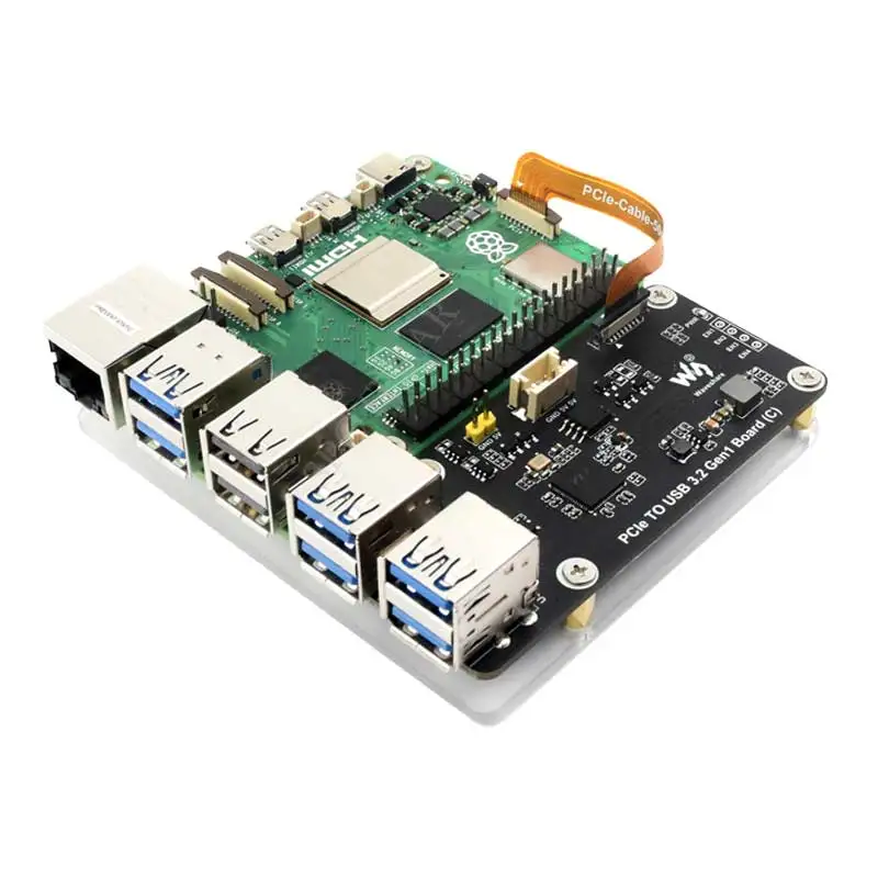 Raspberry Pi 5 PCIe a USB3.2 Gen1 Hub 5Gbps para Raspberry Pi OS Drive gratis - imagen 5