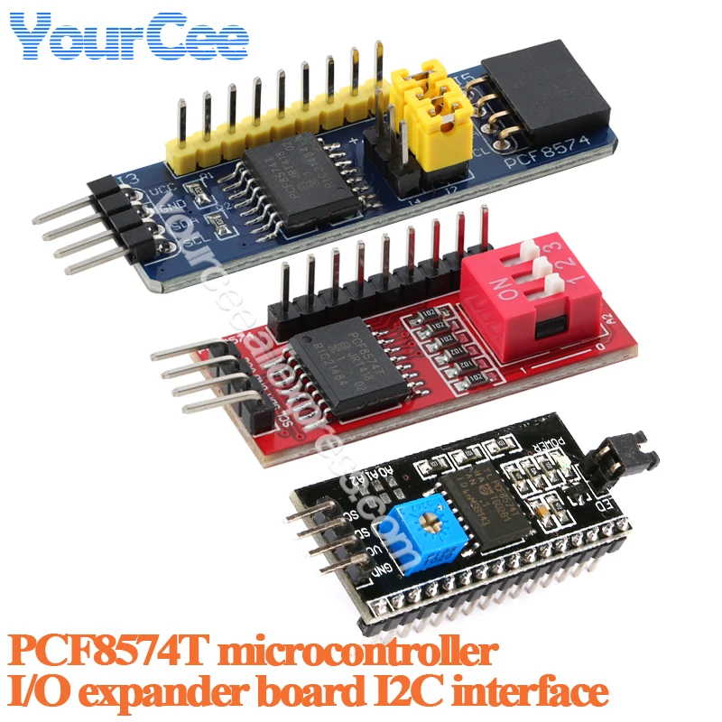 2 uds/1 ud PCF8574 PCF8574T microcontrolador E/S expansor módulo de placa de expansión IIC I2C placa adaptadora IIC/I2C 2,5 V-6V PCF8575 - imagen 2