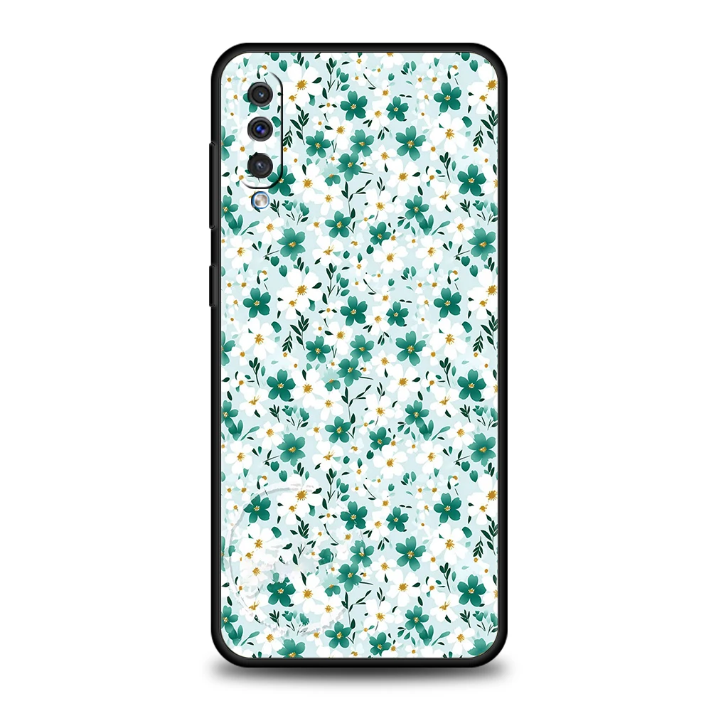 Funda de teléfono con arte floral para Samsung A56 A36 A26 A24 A16 A14 A12 A32 A50 A70 A20S A22 A30 A40 A34 A54 A42 A52 A04s A06 5G - imagen 3