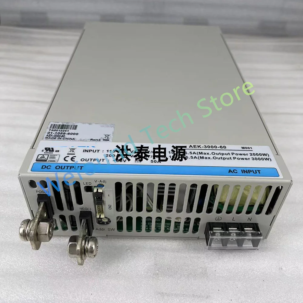 AEK-3000-60 60V50A3000W fuente de alimentación conmutada de alta potencia 56-63V - imagen 4