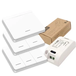 Interruptor inalámbrico RF 433 MHz de pared para iluminación LED