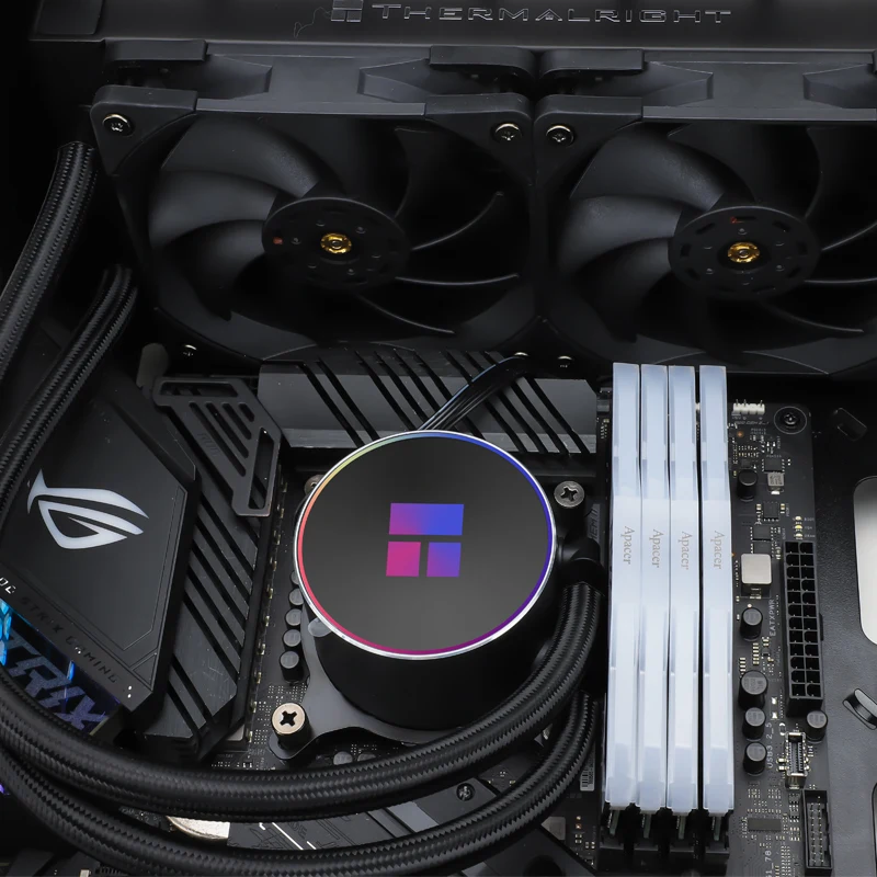 Thermalright Frozen Magic 240 SCENIC blanco ARGB radiador de refrigeración por agua 5V ventilador de CPU enfriador de líquido para LGA1200 1700 115x AM4 AM5 - imagen 5