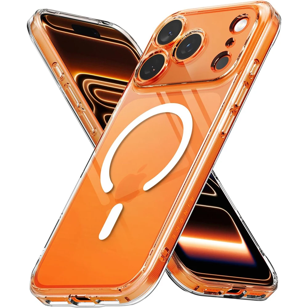 Funda para cámara de carga inalámbrica magnética Magsafe, funda protectora para Apple iPhone 17 Pro Max Air