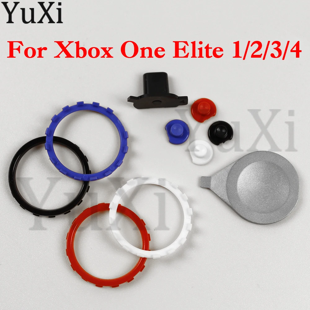 1 unidad para Xbox One Series Elite Thumbstick Joystick anillos de acento botón de atributo regulador de sensibilidad para Xbox On Elite 1 2 3 4