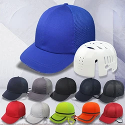 Casco Seguridad Trabajo Antigolpes Estilo Gorra Baseball L
