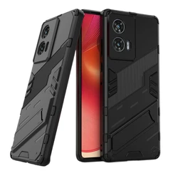 Para Motorola MOTO Edge 50 Fusion 5G Funda trasera para teléfono armadura a prueba de golpes soporte magnético anticaída protección Coque Funda