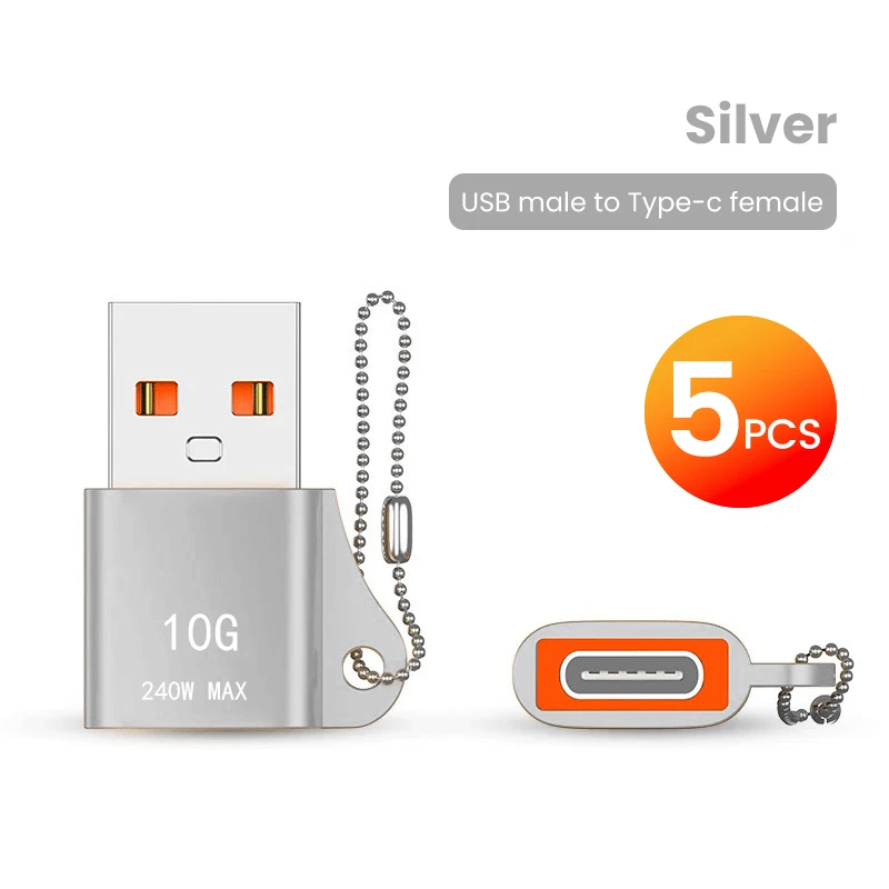 5PCS Silver