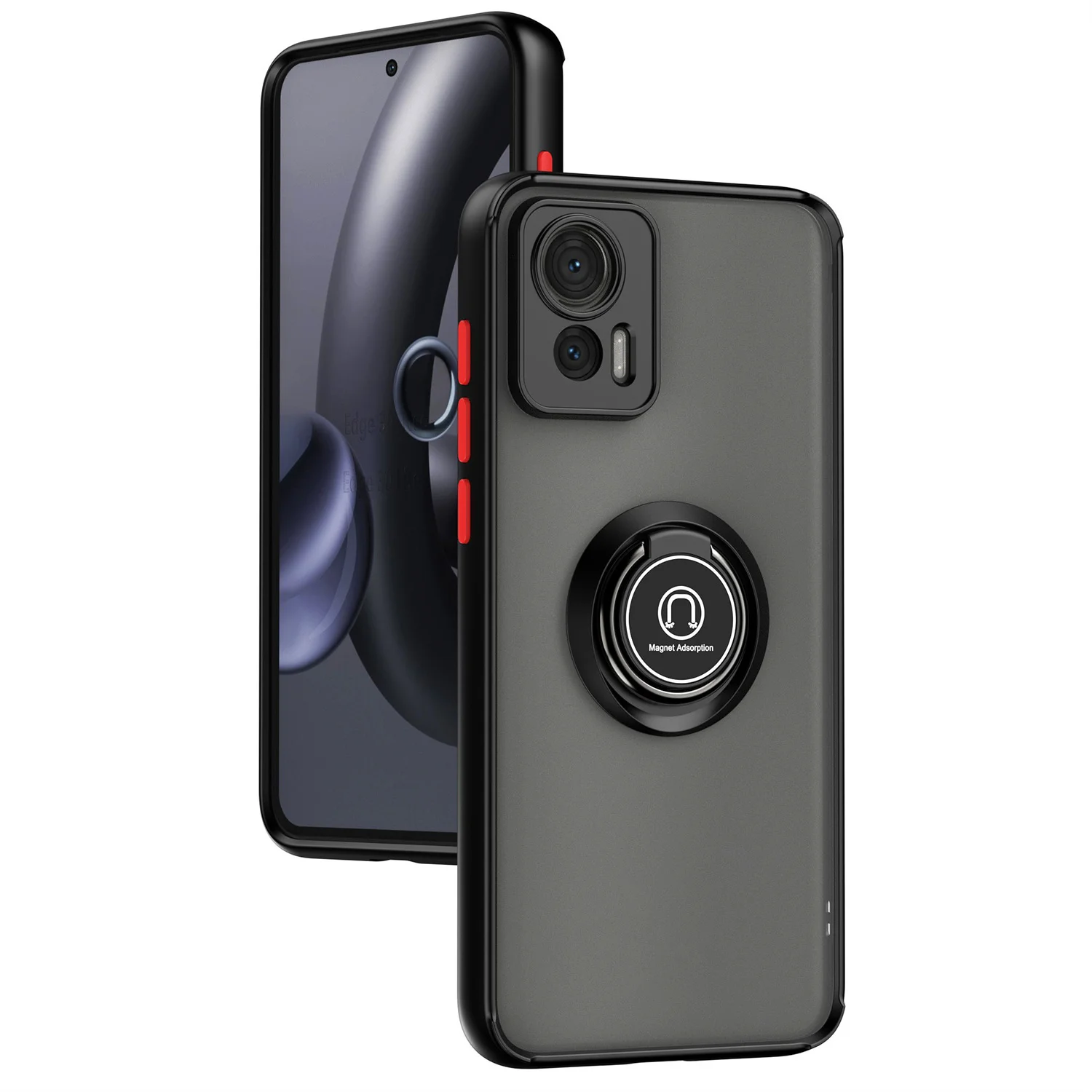 Funda de teléfono a prueba de golpes para Motorola Moto Edge 30 50 Fusion Edge 30 50 Pro Ultra Neo 5G soporte de anillo magnético cubierta dura de PC