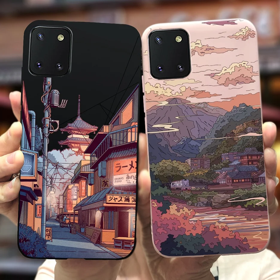 Funda de TPU suave para Samsung Galaxy Note 10 Lite, carcasa bonita pintada en caramelo, parachoques - imagen 2