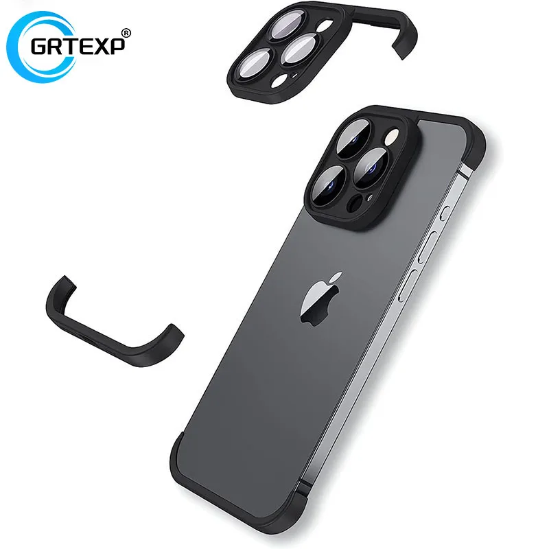 Funda de silicona de lujo para Iphone 15 14 13 12 11 Pro Max protección de cámara a prueba de golpes almohadilla de esquina de TPU parachoques para Iphone 14 15 Plus - imagen 2