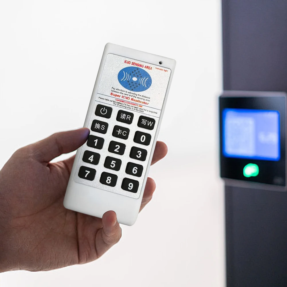Copiadora de frecuencia portátil 125Khz-13,56 MHZ RFID NFC lector de tarjetas IC y escritor duplicador de etiquetas de acceso programador escritor IC/ID