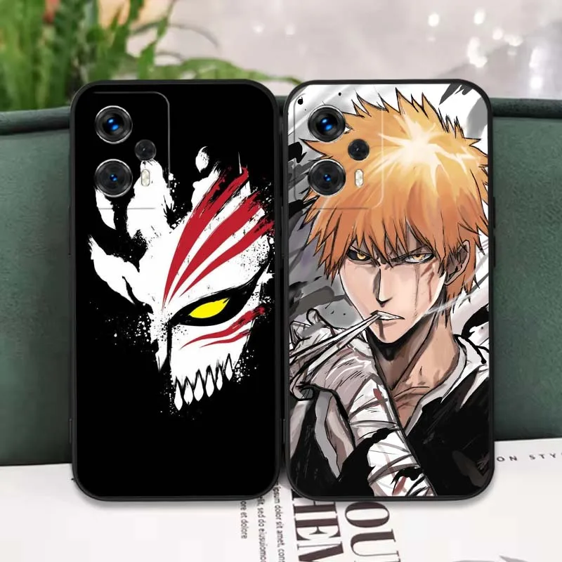 Funda Ichigo Kurosaki para Motorola Edge 60 50 40 E22i E22 E15 S X30 G G24 Pro Stylus Play Power 5G 2025 funda de teléfono - imagen 2