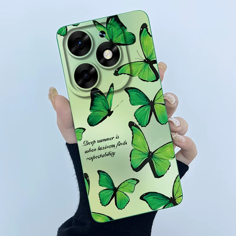 Para itel S23 Plus funda de teléfono S681LN funda moda simplicidad pintura al óleo Floral suave carcasa de silicona líquida para itel S23 + Fundas - imagen 3