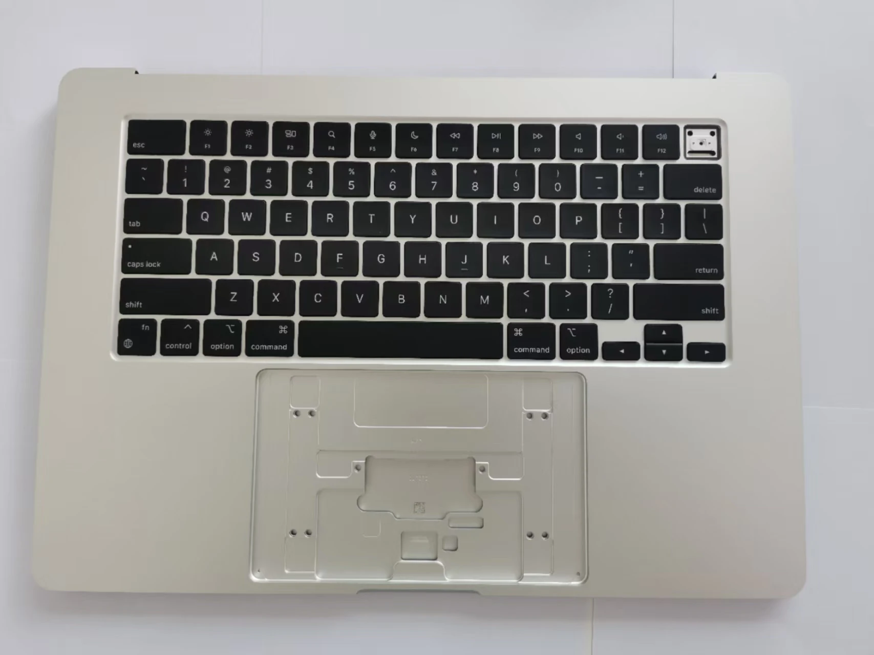 99% nuevo para Macbook Air 13,3 "M2 A2681 Topcase teclado retroiluminación reposamanos EE. UU. Reino Unido FR GR SP JP RU diseño gris azul plata oro - imagen 4
