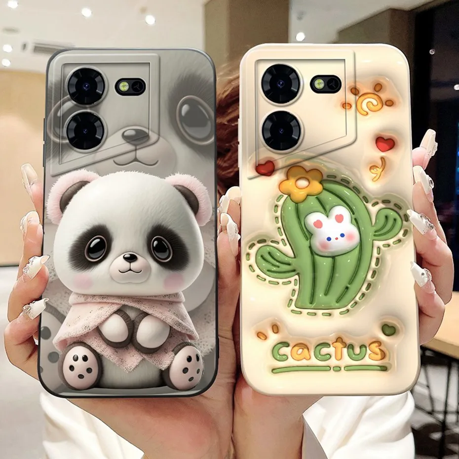 Nueva funda de teléfono impresa para Tecno Pova 5 Pro LH8n / Pova 5 LH7n fundas de silicona suave a prueba de golpes para Tecno Pova5 5Pro 5G - imagen 4